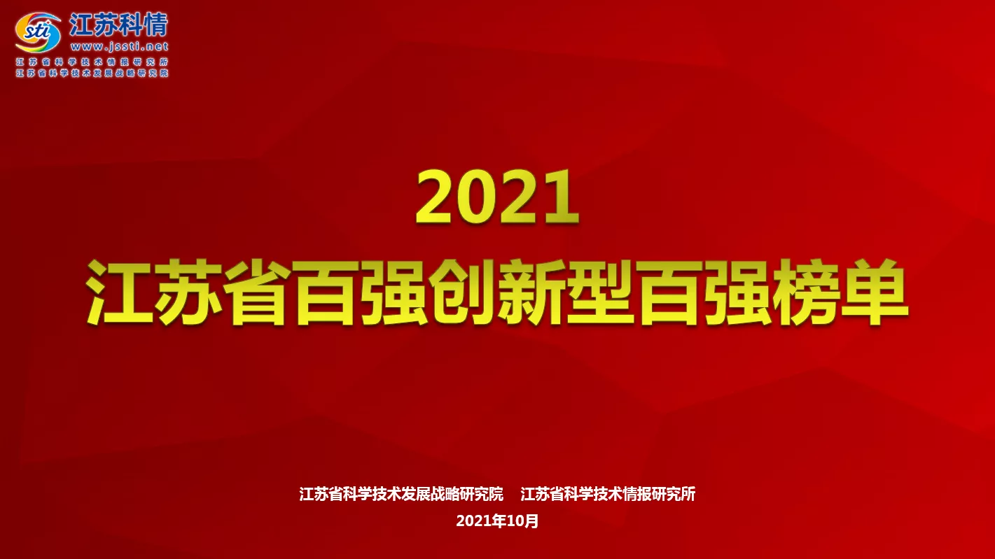 江苏科技百强企业，引领创新的先锋力量